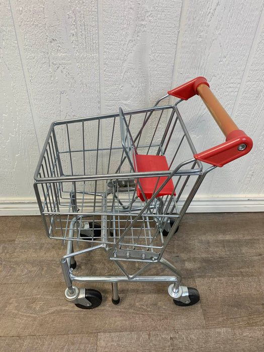 secondhand Melissa & Doug Toy Shopping Cart