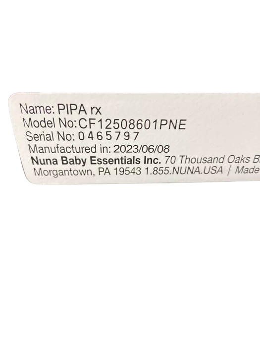 Shop Nuna PIPA rx Infant Car Seat, Pine, 2023 at Goodbuygears