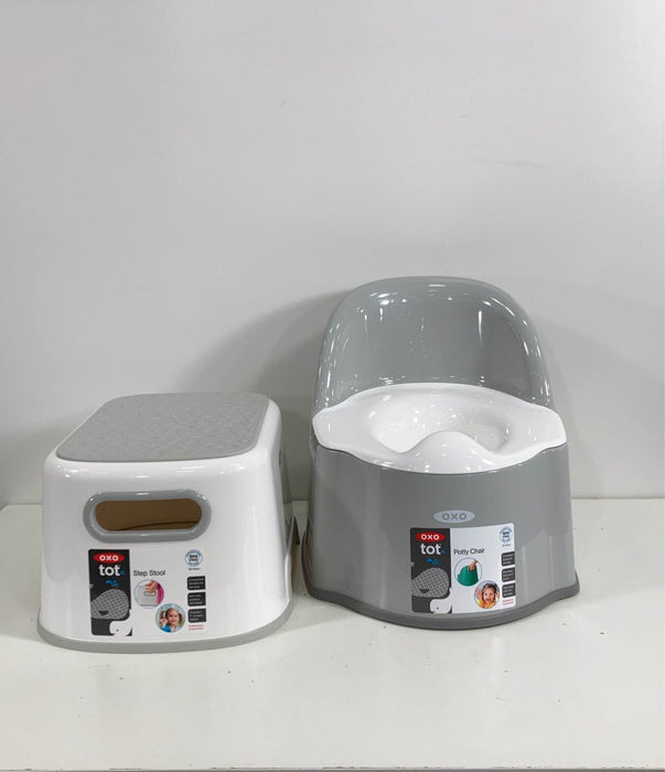 used BUNDLE Oxo Tot Potty And Step Stool