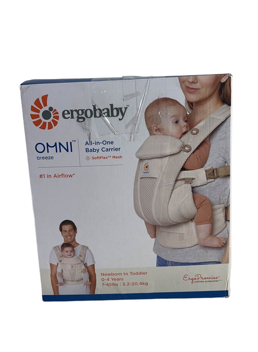 Shop Ergobaby Omni Breeze Baby Carrier, Natural Beige at Goodbuygears