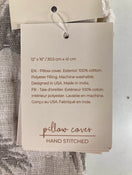 Shop Crane Baby Cotton Muslin Jacquards Pillow, Grey Feather at Goodbuygears