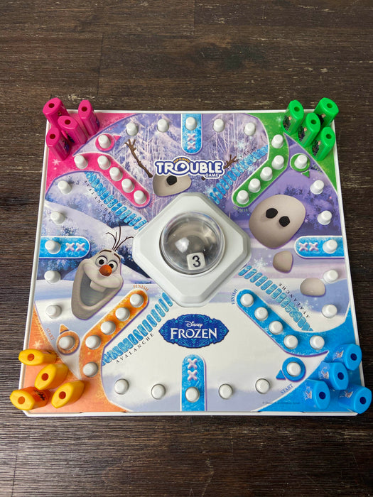 used Hasbro Trouble Game, Olaf
