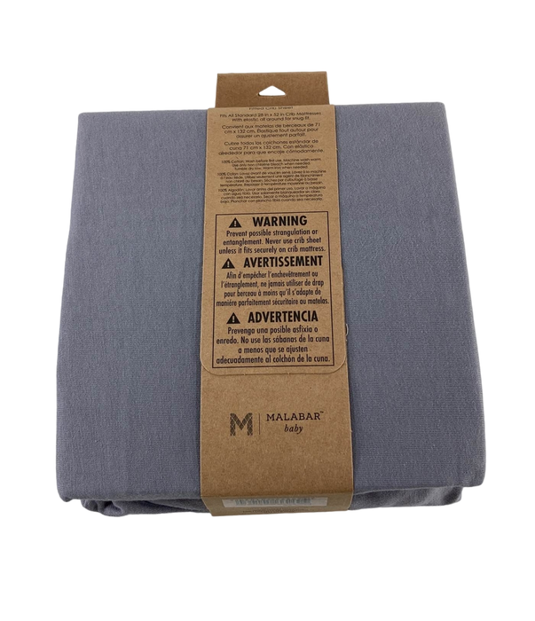 Shop Malabar Baby Fitted Crib Sheet, Erawan Grey at Goodbuygears