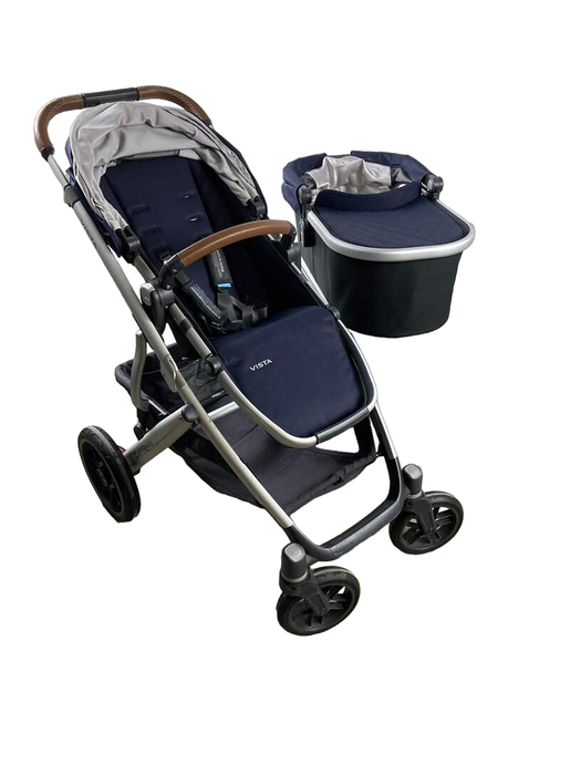 Shop UPPAbaby VISTA Stroller, Taylor (Indigo), 2018 at Goodbuygears
