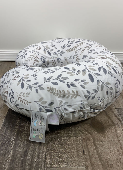 Shop Boppy Nursing and Infant Support Pillow, Grey Taupe Leaves at Goodbuygears