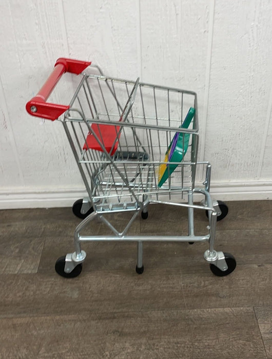 secondhand Melissa & Doug Toy Shopping Cart, With Accessories