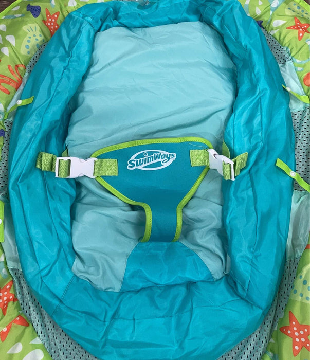 secondhand SwimWays Baby Spring Float with Sun Canopy