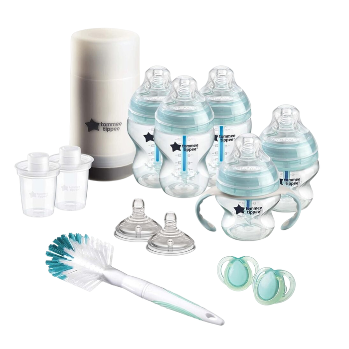 Tommee Tippee Advanced Anti Colic Newborn Baby Bottle Feeding Gift Set, Multi