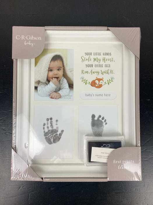 Shop C.R. Gibson Foot Print, Hand Print Photo Frame at Goodbuygears
