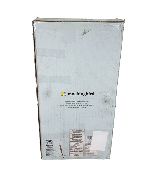 Shop Mockingbird 2nd Seat Kit with Extendable Canopy, Bloom, Windowpane, Silver With Penny Leather at Goodbuygears