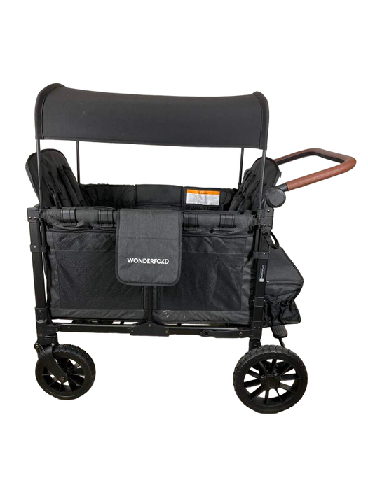 Shop Wonderfold W4 Luxe Quad Stroller Wagon, Volcanic Black, 2023 at Goodbuygears