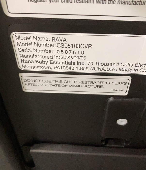 Shop Nuna RAVA Convertible Car Seat, Caviar, 2022 at Goodbuygears