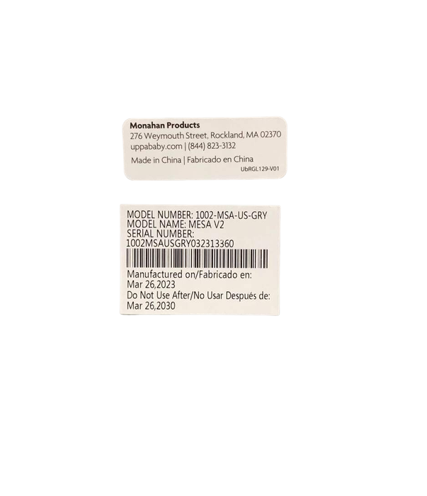 Shop UPPAbaby MESA V2 Infant Car Seat, 2023, Greyson (Charcoal Melange) at Goodbuygears