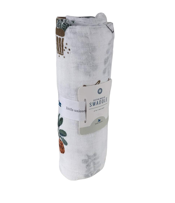 Shop Little Unicorn Cotton Muslin Swaddle, Prickle Pots at Goodbuygears