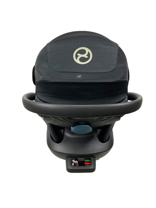 Shop Cybex Cloud G Lux with SensorSafe, 2023, Moon Black at Goodbuygears
