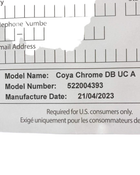 Shop Cybex Coya Stroller, 2023, Chrome, Sepia Black at Goodbuygears