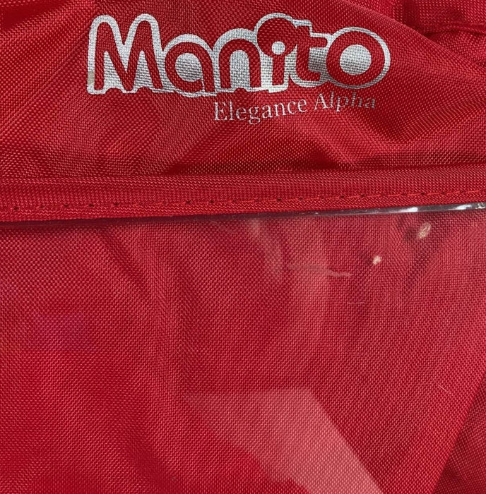 Shop Manito Elegance Alpha Stroller Weather Shield, Red at Goodbuygears