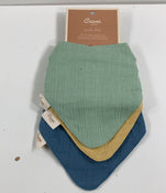 Shop Crane Baby Muslin 3 Piece Bib Set, Riverstone at Goodbuygears