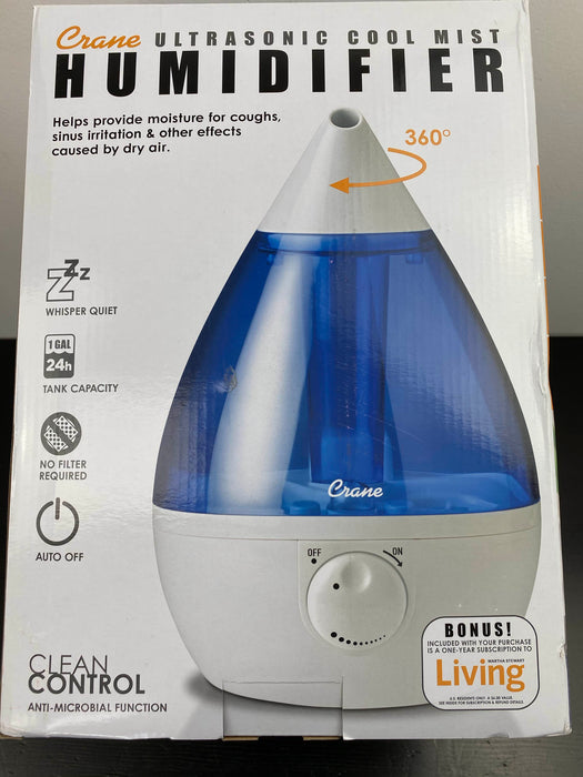 used Crane Ultrasonic Cool Mist Humidifier