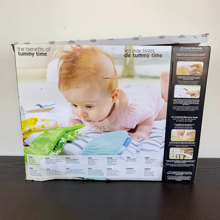 used Sassy Tummy Time Reversible Milestone Activity Gym