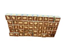 secondhand Uncle Goose United States Wooden Blocks