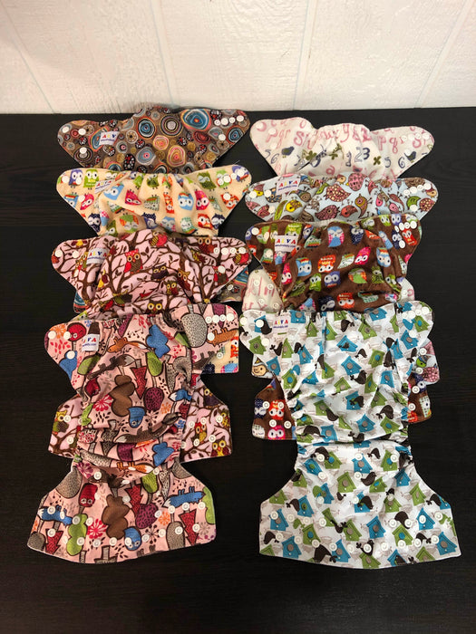 secondhand BUNDLE Cloth Diapers, One Size Pocket