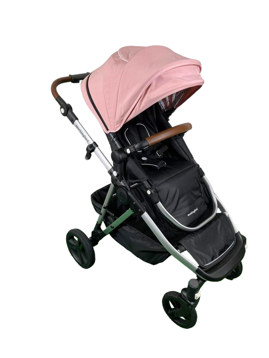 Shop Mockingbird Single to Double 2.0 Stroller, 2023, Silver with Penny Leather, Windowpane, Bloom at Goodbuygears