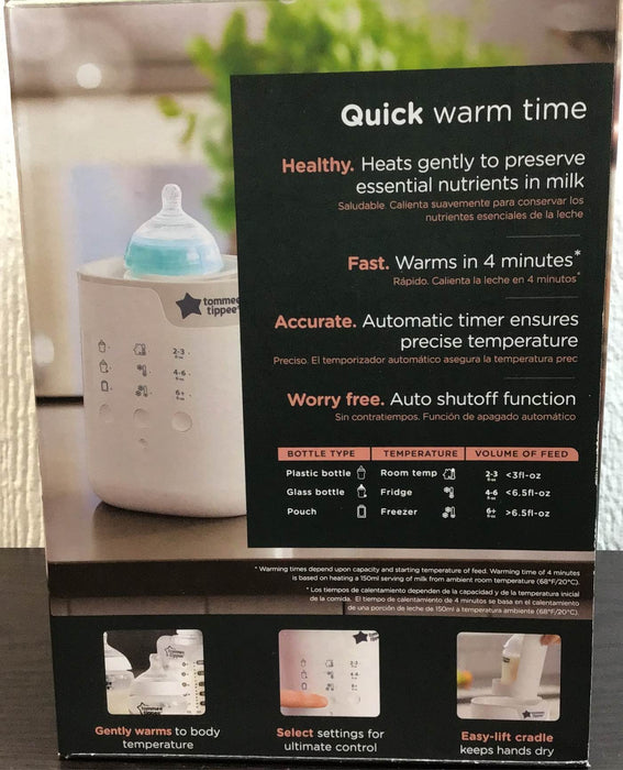 secondhand Tommee Tippee 3-in-1 Advanced Electric Bottle and Pouch Warmer