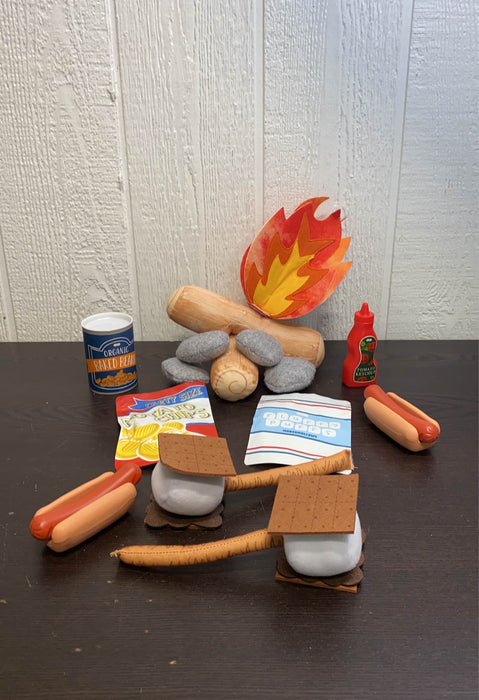 used Mud Pie Campfire Play Set