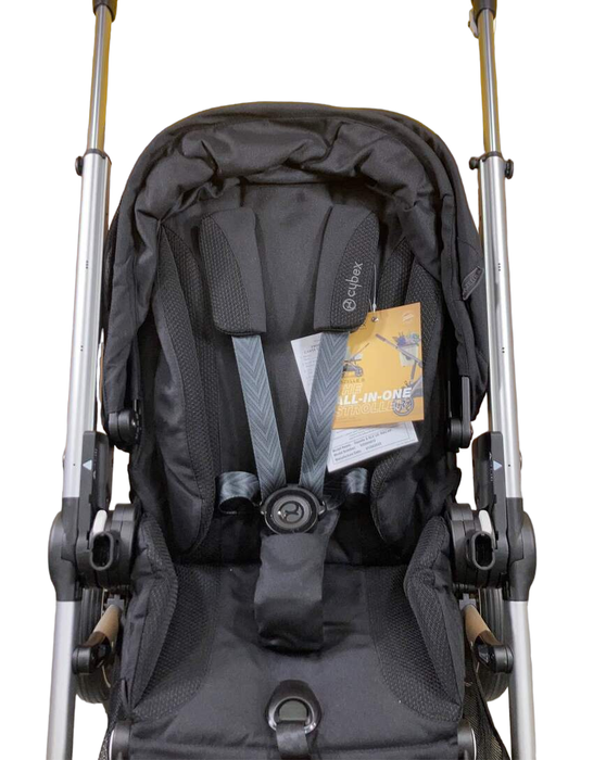 Shop Cybex Gazelle S Modular Stroller, Silver Frame, Moon Black, 2023 at Goodbuygears