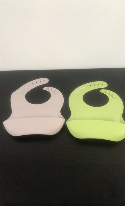 used Simka Rose Silicone Baby Bibs