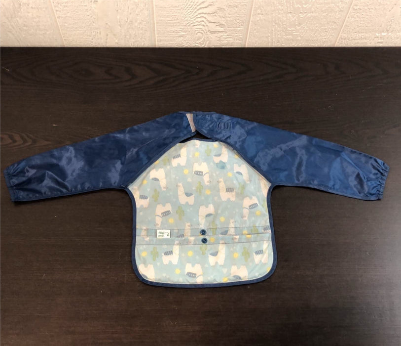 Shop Green Sprouts Snap & Go Easy Wear Long Sleeve Bib, Aqua Llamas, 12-24 months at Goodbuygears