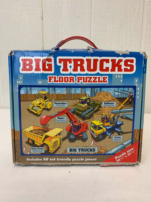 used The Five Mile Press Big Trucks Floor Puzzle