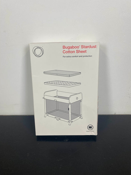 used Bugaboo Stardust Sheet, Mineral White