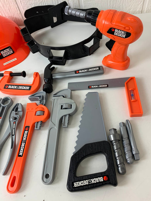 secondhand Black+Decker Deluxe Junior Tool Play Set