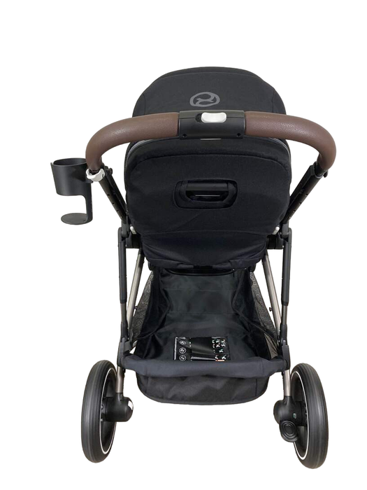Shop Cybex Gazelle S Modular Stroller, 2023, Taupe Frame, Moon Black at Goodbuygears