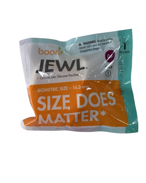 Shop Boon Jewl Orthodontic Silicone Pacifier, Neutral, Stage 1 (0-3 months) at Goodbuygears