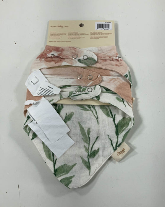 Shop Crane Baby Muslin 3 Piece Bib Set, Parker at Goodbuygears