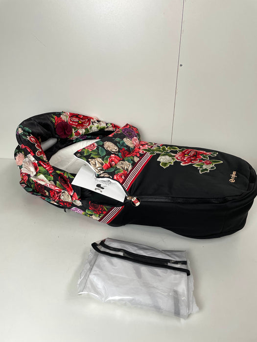 Shop Cybex MIOS LUX Carry Cot, Black Spring Blossom at Goodbuygears