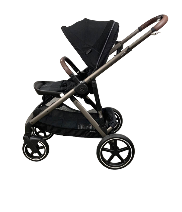 Shop Cybex Gazelle S Modular Stroller, 2023, Taupe Frame, Moon Black at Goodbuygears