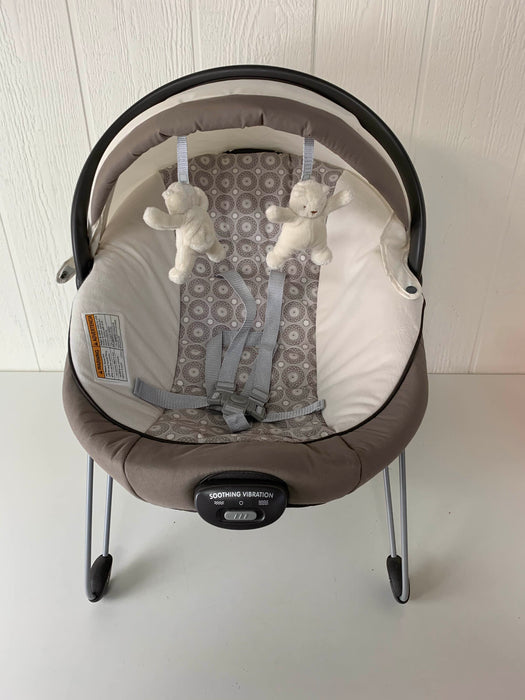 used Graco Removable Bouncer Seat For Soothing System Gliding Baby Swing