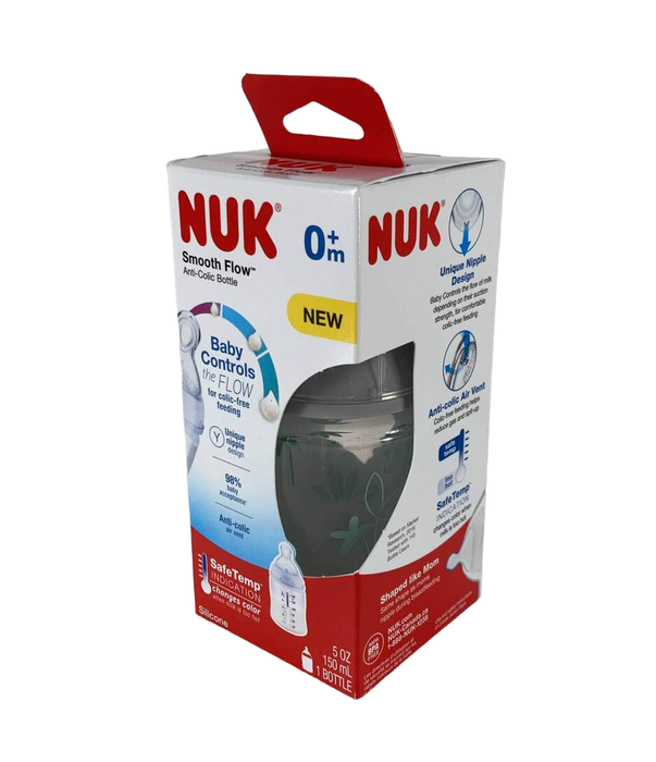 Shop NUK Smooth Flow Anti-Colic Bottle, 5oz, Clear at Goodbuygears