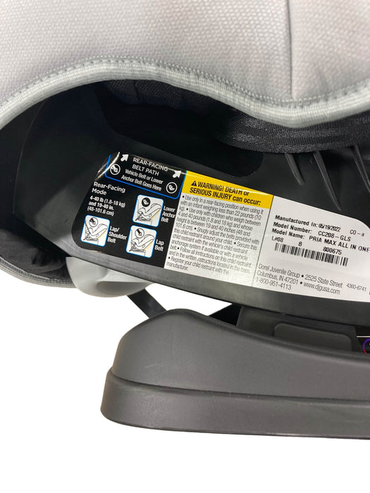 Shop Maxi-Cosi Pria Max All-in-One Convertible Car Seat, 2022, Network Grey at Goodbuygears