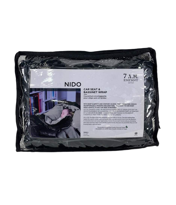 Shop 7 A.M. Enfant Nido, Black, Small (0-6 months) at Goodbuygears