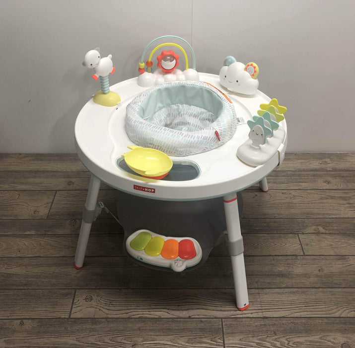 used Skip Hop Explore and More Baby's View 3-Stage Activity Center, Silver Cloud