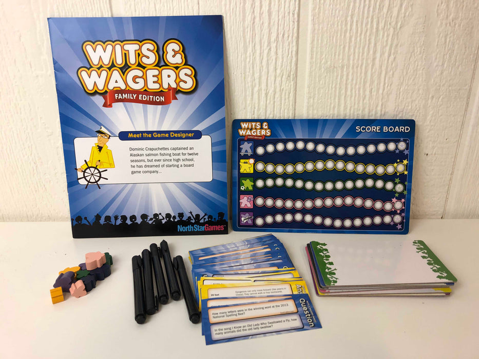 secondhand North Star Games Wits And Wagers