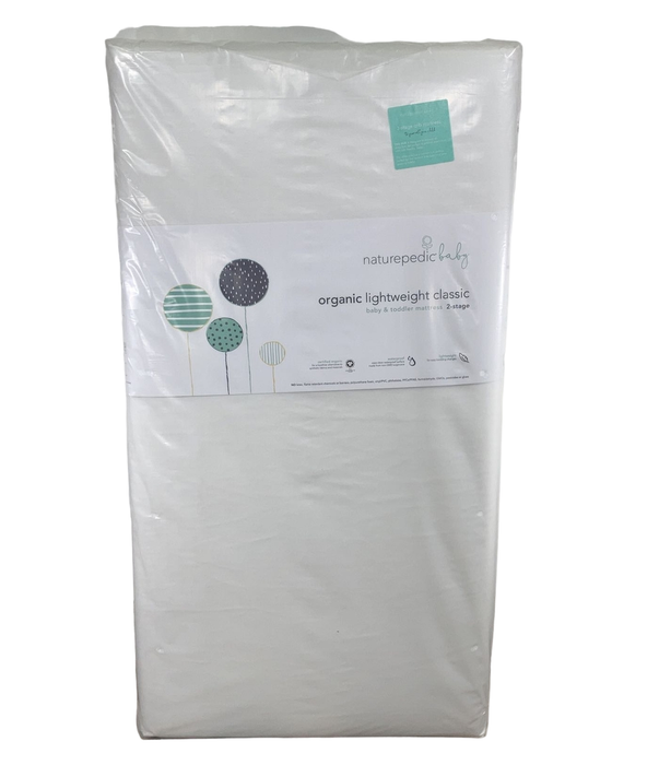 Shop Naturepedic Organic Lightweight Classic Crib 2-Stage Natural Mattress at Goodbuygears