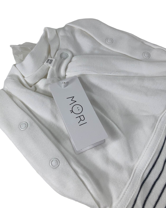 Shop MORI Newborn Swaddle Sack, Grey Stripe at Goodbuygears