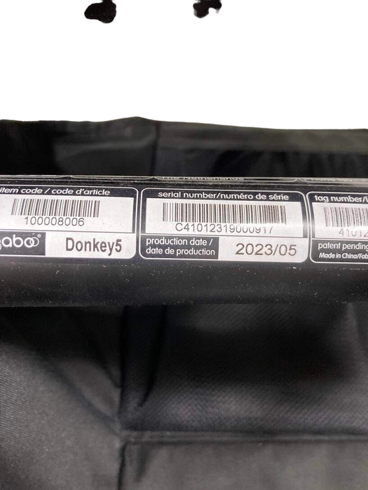 Shop Bugaboo Donkey 5 Duo Stroller, 2023, Black , Grey Melange at Goodbuygears