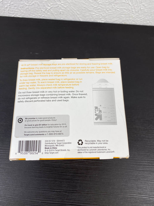 secondhand Up&Up Milk Storage Bags